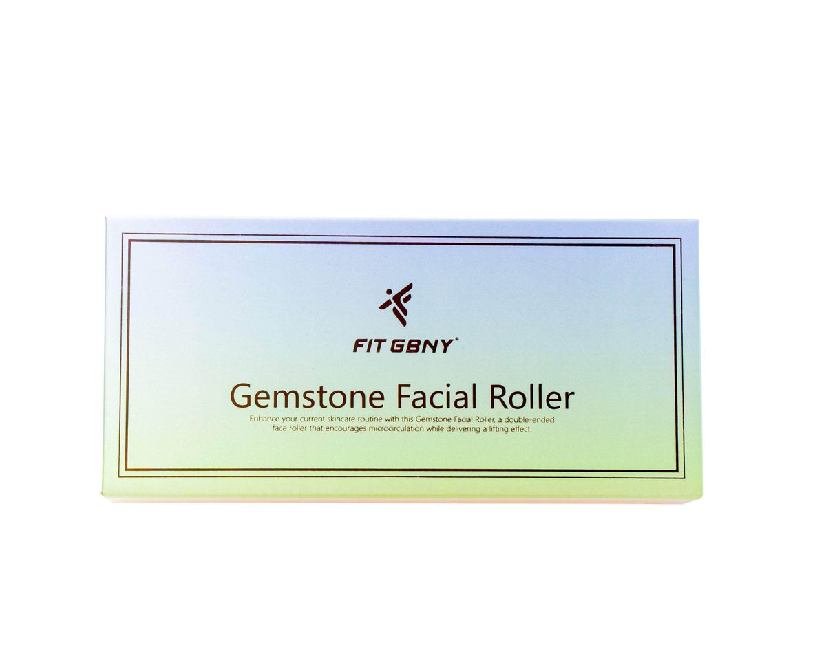 FIT GBNY Crystal Facial Roller OS Clear Quartz Gemstone Facial Roller GB3538-CQ