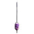 FIT GBNY Crystal Straw OS Amethyst Crystal Straw GB3537 - AMT