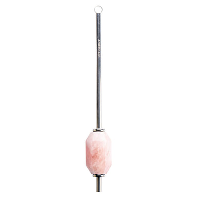 FIT GBNY Crystal Straw OS Rose Quartz Crystal Straw GB3537 - RQZ