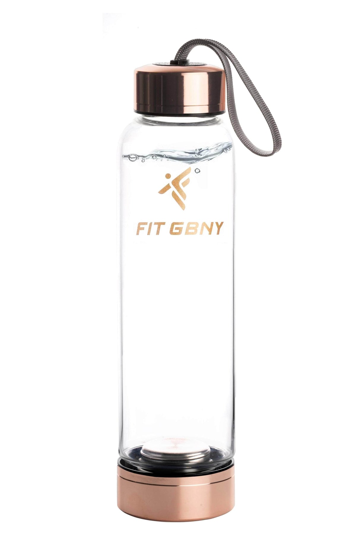 FIT GBNY ELIXIR OS Rose Gold Crystal Infused  Clear Quartz  Gemstone Elixir GB3536- CQZ