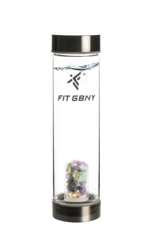 FIT GBNY ELIXIR OS / Stainless Steel Crystal Infused Abundance Gem Blends Elixir GB3536- CAA