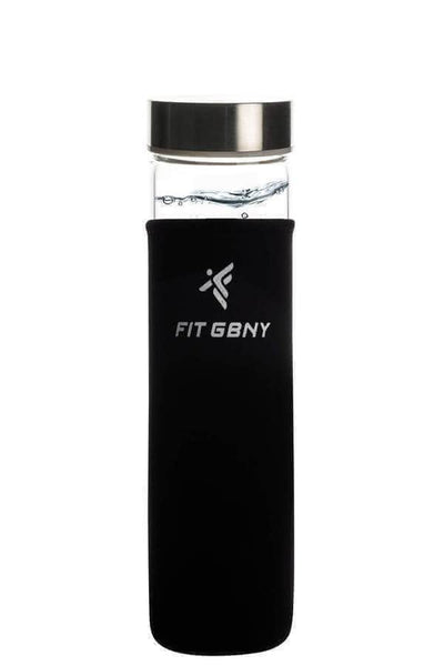 FIT GBNY ELIXIR OS / Stainless Steel & Soft Rubber Crystal Infused Amethyst Gemstone Elixir GB3536 - AMT