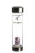 FIT GBNY ELIXIR OS / Stainless Steel & Soft Rubber Crystal Infused Amethyst Gemstone Elixir GB3536 - AMT