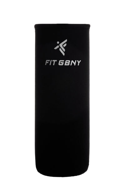 FIT GBNY ELIXIR OS / Stainless steel & Soft Rubber on Lid Crystal Infused Obsidian Gemstone Elixir GB3536 - OBS